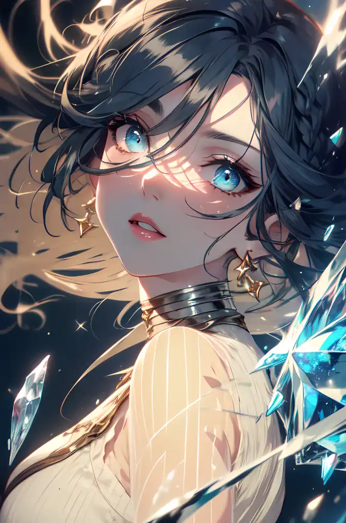 AI Art: blue girl by @23456 | PixAI