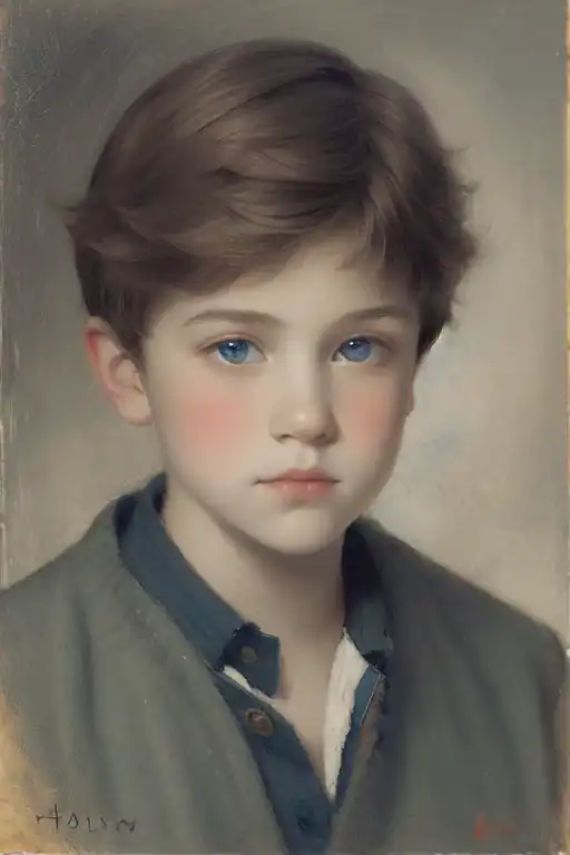 AI Art: Boy portrait by @Melancholic sailor | PixAI