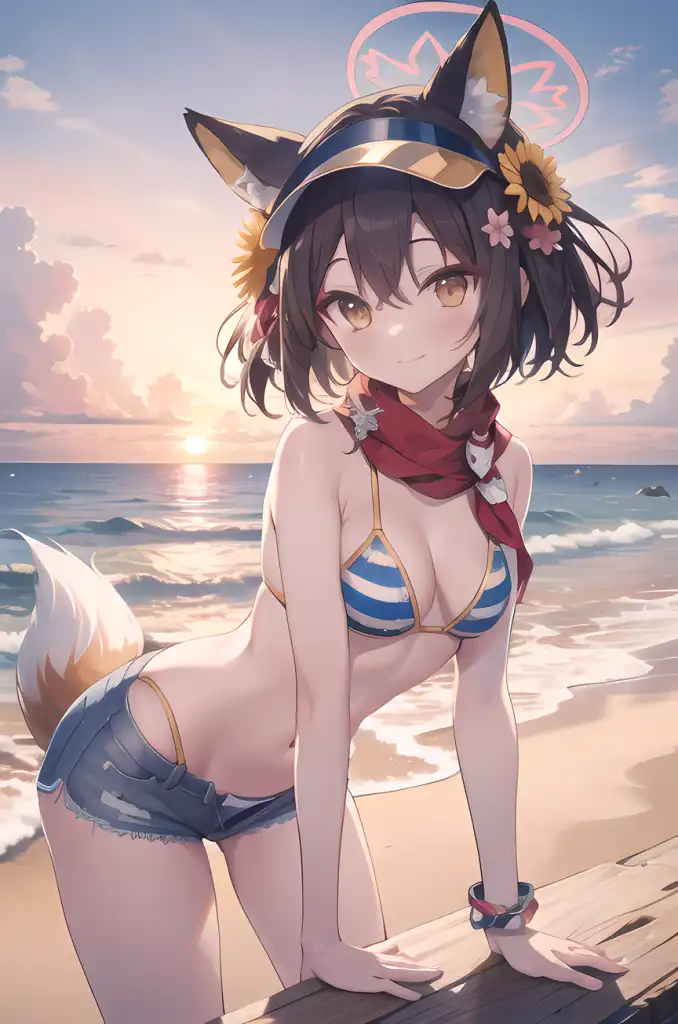 Exploring images in the style of selected image: [Izuna Kuda (Swimsuit)]