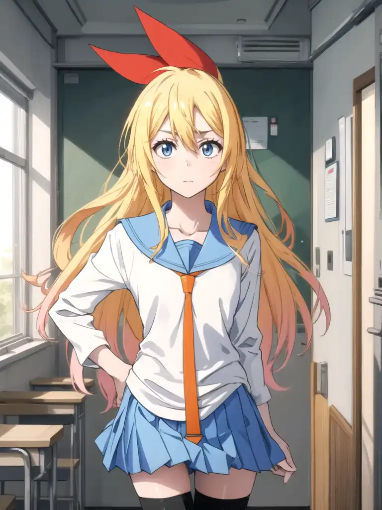 AI Art: Kirisaki Chitoge by @Kosaki Onodera | PixAI