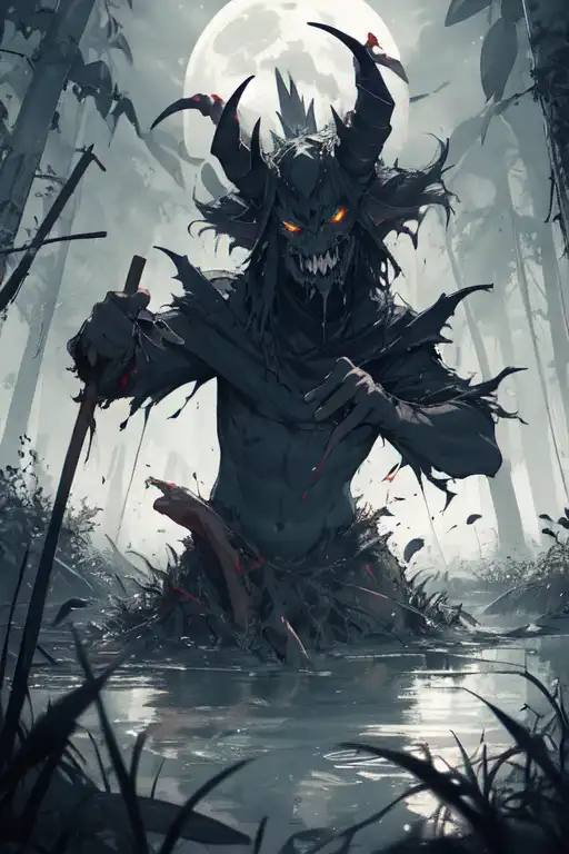 The Lord Of The Dark Forest, Digital Arts by Swannai