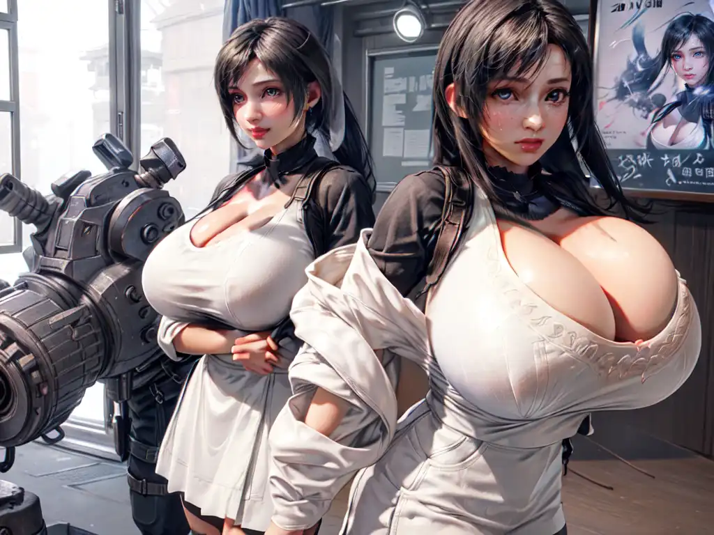 Exploring images in the style of selected image: [Tifa breast expansion] |  PixAI