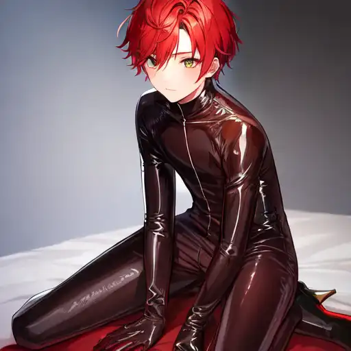 Anime male, latex body suit 4k, ful - OpenDream