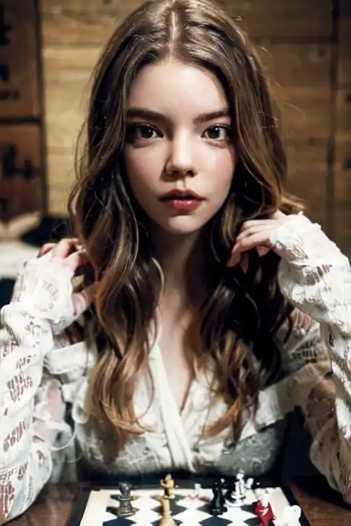 Exploring images in the style of selected image Anya Taylor Joy