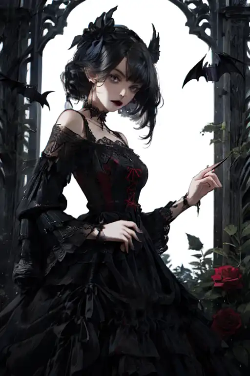 AI Art: goth girl by @goth45