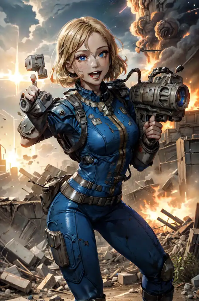Exploring images in the style of selected image: [vault girl]
