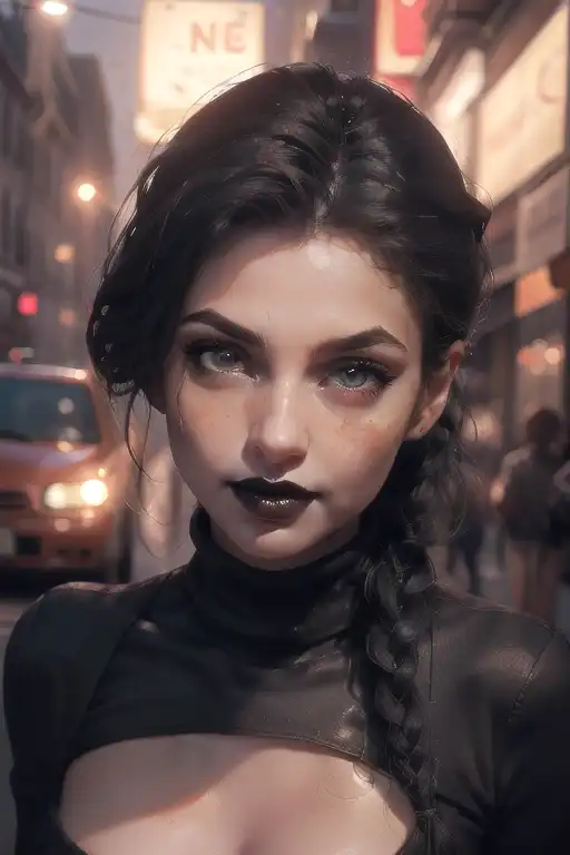 AI Art: goth beauty by @Calibrer | PixAI