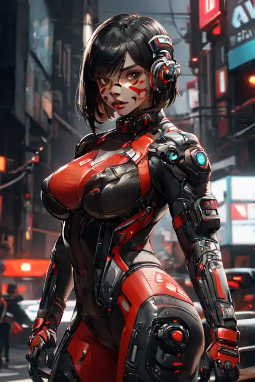 AI Image Generator of Unique-Design-Unique_Design_Character Design a young  woman in heavy futuristic battle armor Design Idea AI Video Generated by  HaloHistorian89 495420361052101