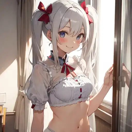 Exploring images in the style of selected image: [anime underwear twintail]