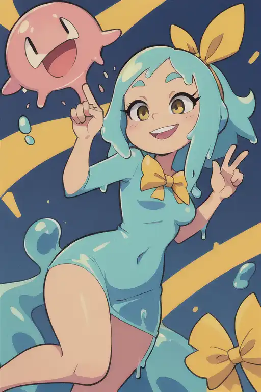 Ai Art Slime Girl By Pixai 7933