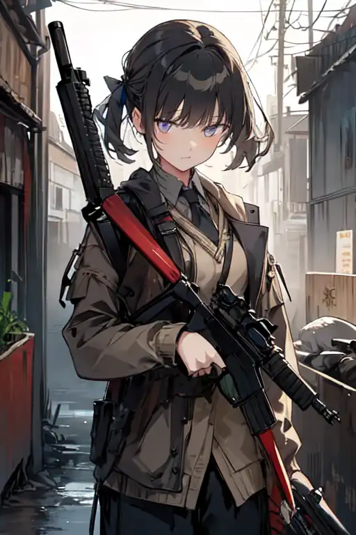 AI Art: Gunslinger Girl by @OKC | PixAI