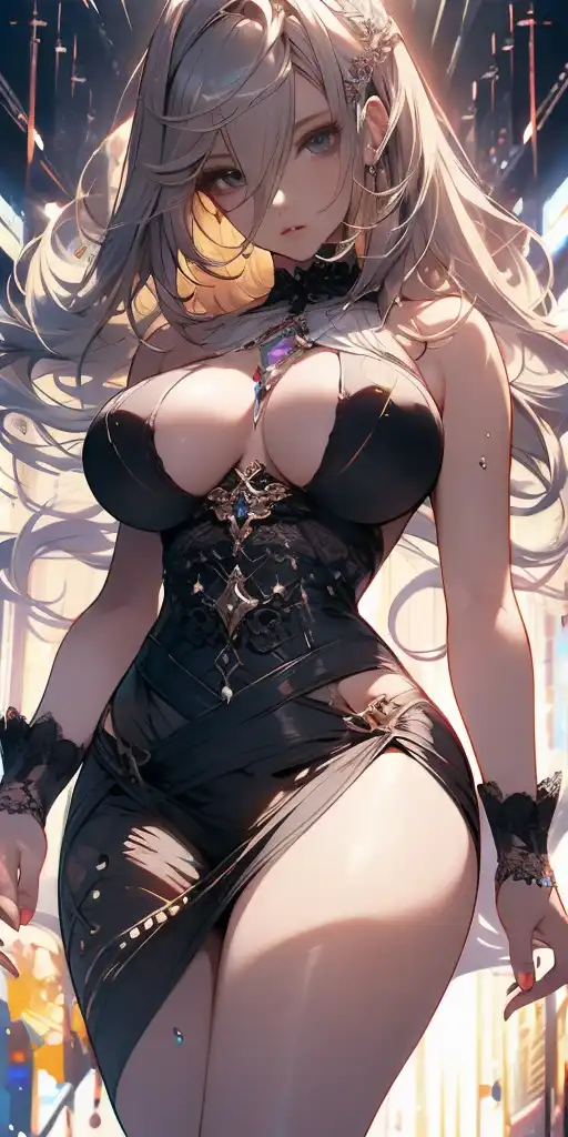 AI Art: Deep cleavage by @High Happy