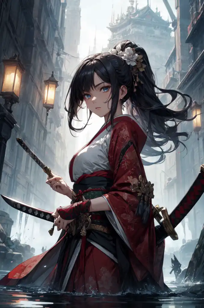 AI Art: Samurai Girl By @ThatDude | PixAI