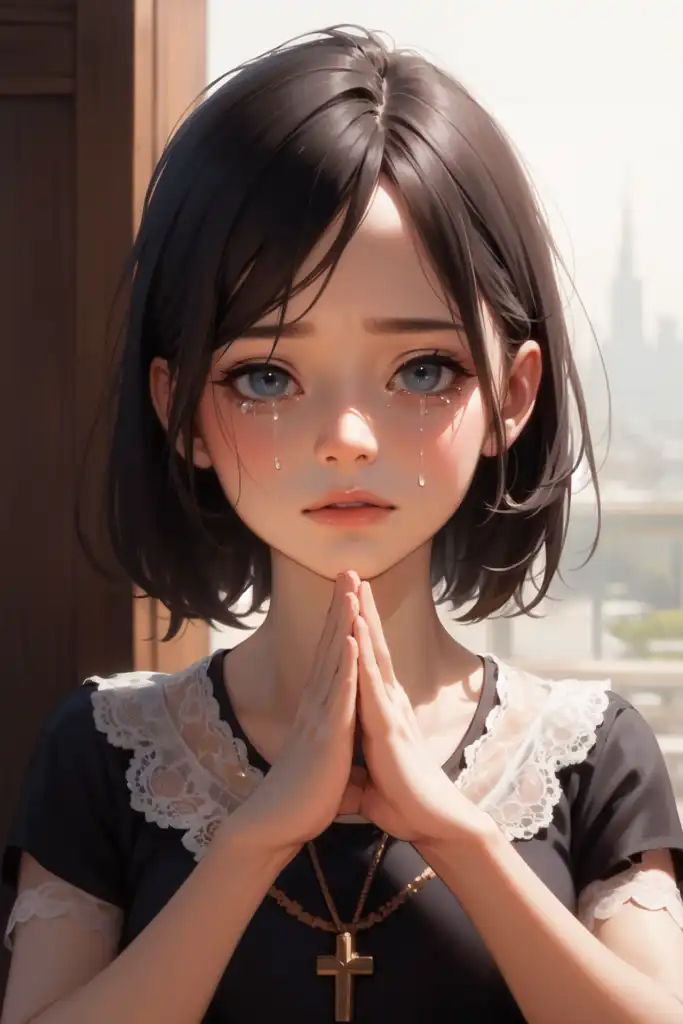 Ai Art Praying For Peace By Newleaf8085 Pixai
