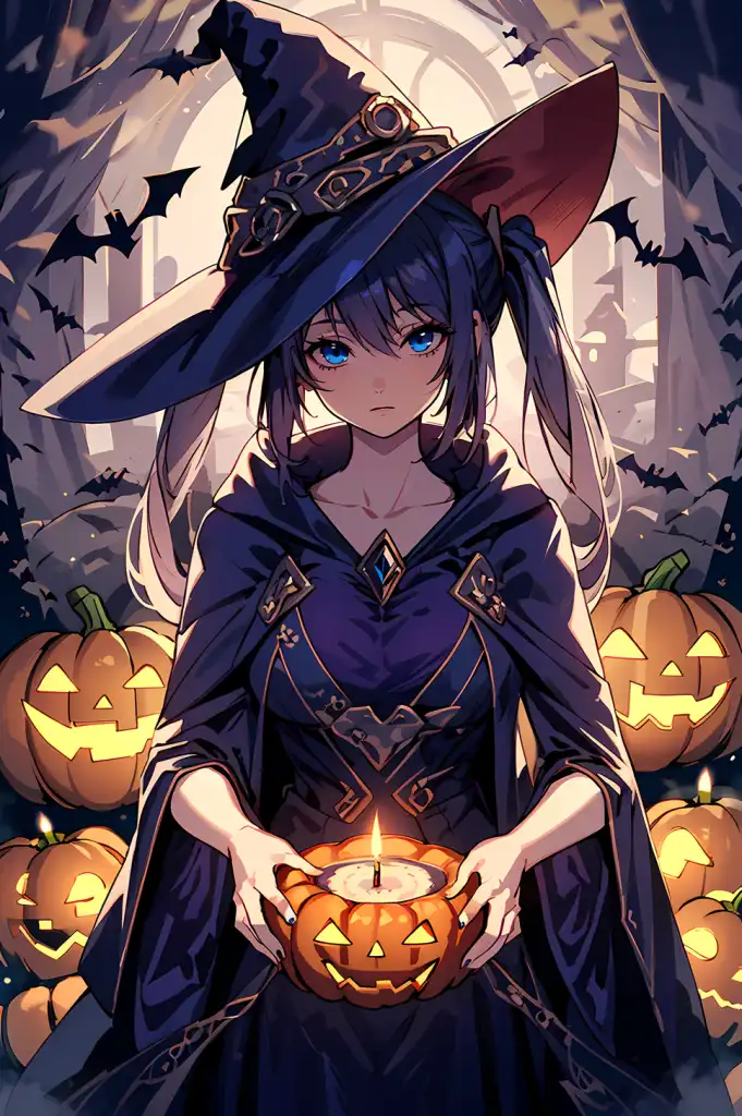 AI Art: Halloween Sona by @ALuna | PixAI