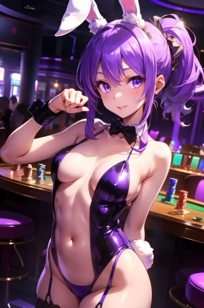 ggimy2ji, standing, looking at viewer, women, Asian, big boobs, huge breasts,  slim body, ass, sideboob, ponytail, smiling, AI art, train, tight clothing,  bra straps, portrait display, purse