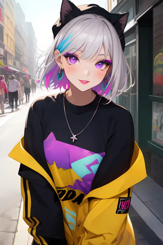 AI Art PixAI Girl By Potee PixAI