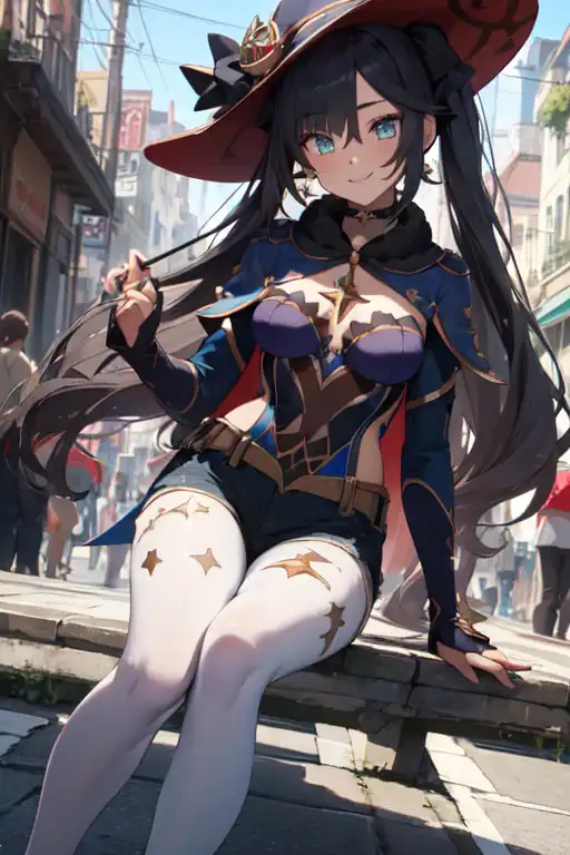 Ai Art Mona Genshin Impact By Momoren Pixai 