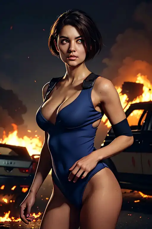 Jill Valentine - AI Generated Artwork - NightCafe Creator