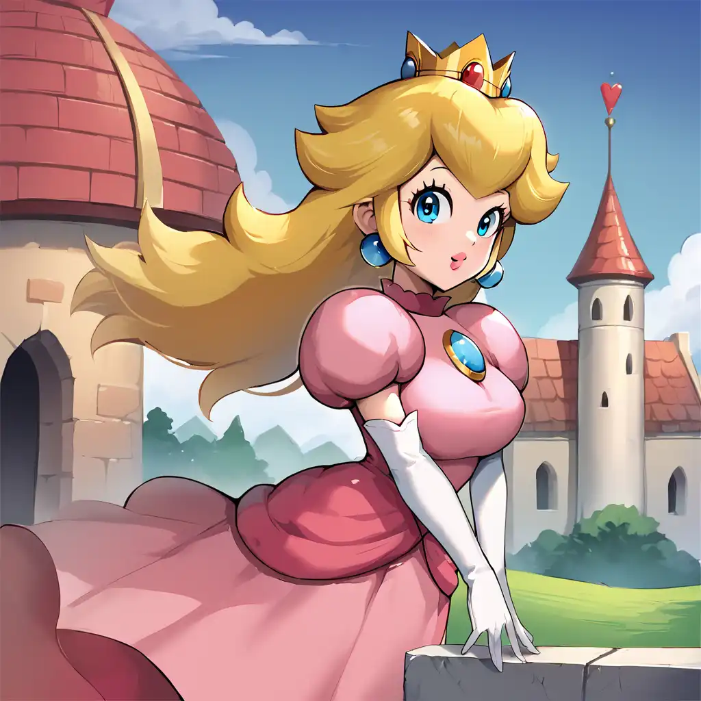 princess peach AI Art Model | PixAI