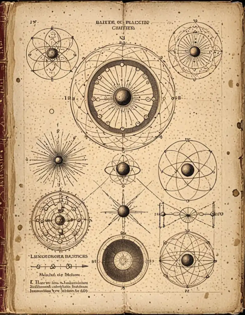 Ai art leonardo da vinci s particle physics notebook by user