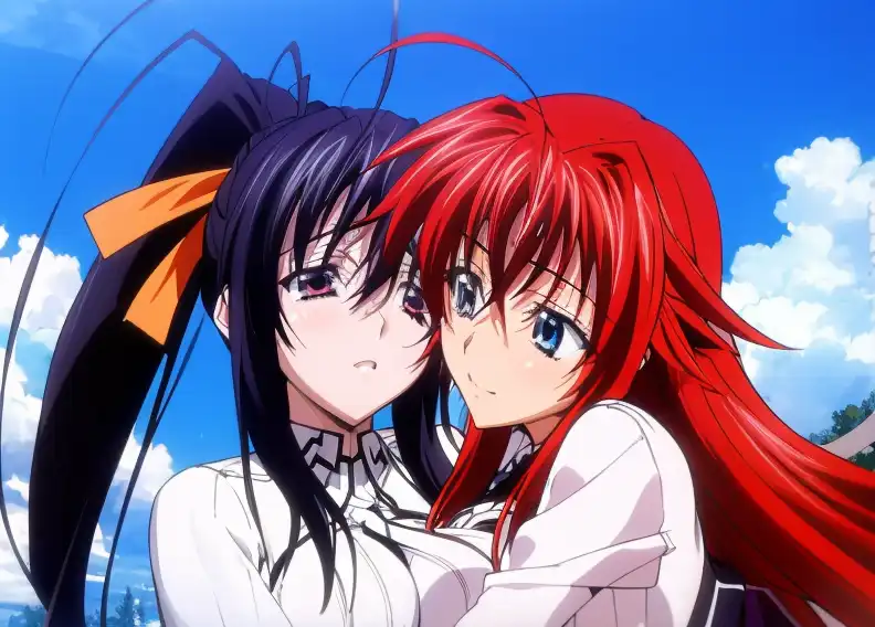 AI Art: Rias declares her love to Akeno by @Axel DXD | PixAI