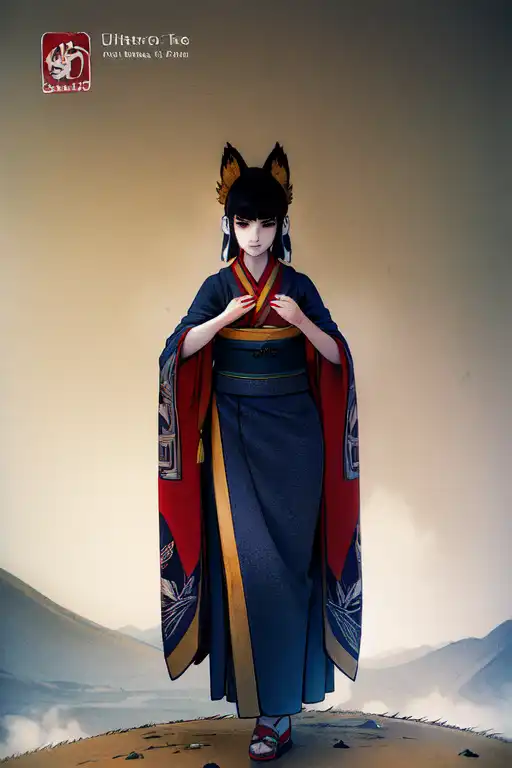 AI 아트: Oiran 작성자: @aorushun