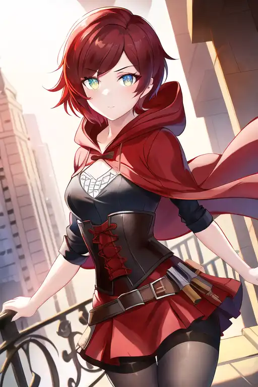 AI Art: RWBY Ruby Rose cosplay by @Haylie Myers | PixAI