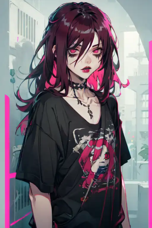 AI Art: goth girl by @goth45