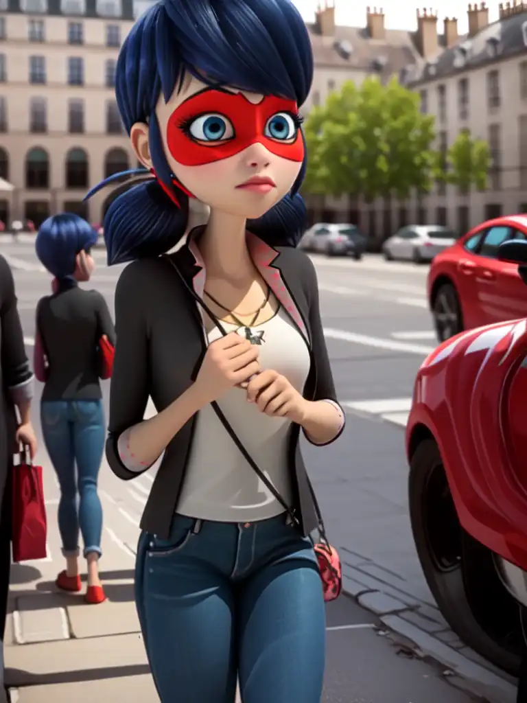 AI Art LoRA Model: Marinette but 18yo from Miraculous Ladybug | PixAI