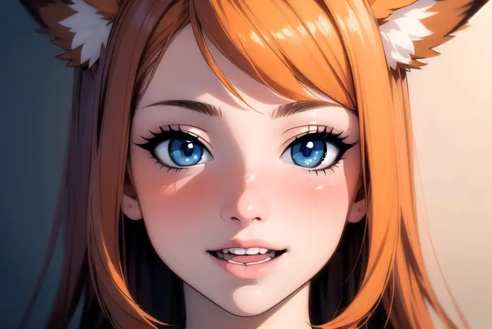 AI Art: Fox girl by @Anonymous | PixAI