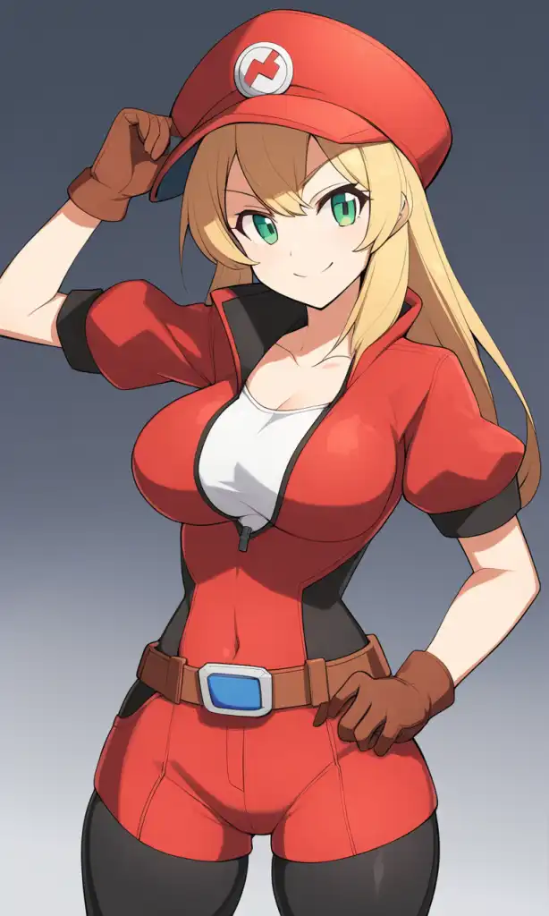 Ai Art Roll Caskett A Smug And Seductive Twist On A Mega Man Character By Shadowknightix Pixai 