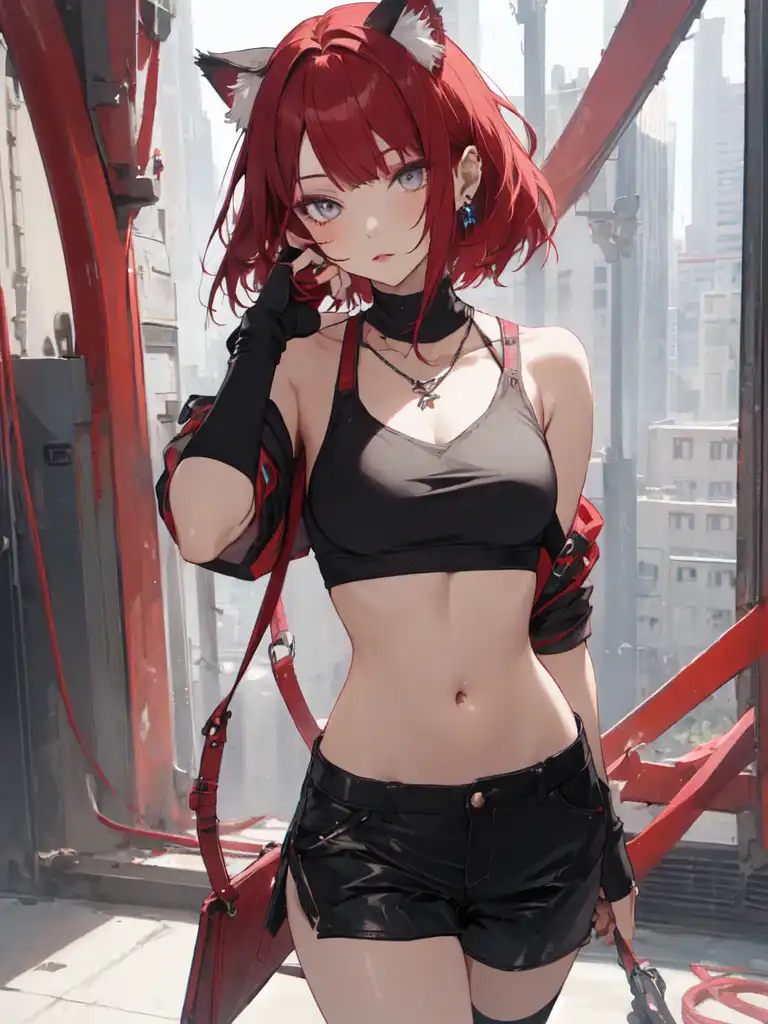 Exploring images in the style of selected image: [Hot Anime Girl] | PixAI