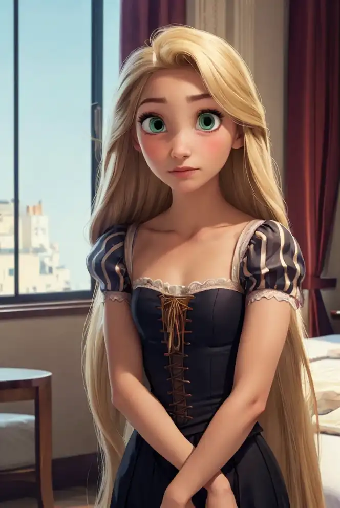 AI Art: rapunzel by @jymojj