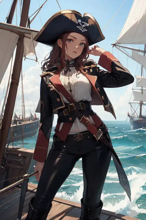 AI Art: Female Pirate Captain by @Pete Yeet | PixAI