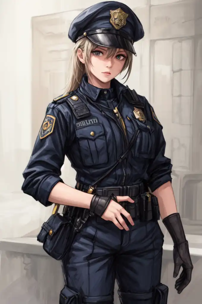 AI Art: The police HD by @Bushwalker22 | PixAI