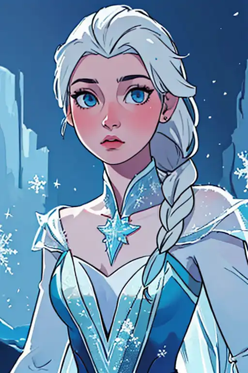 AI Art: Elsa, Frozen by @Jefferson | PixAI