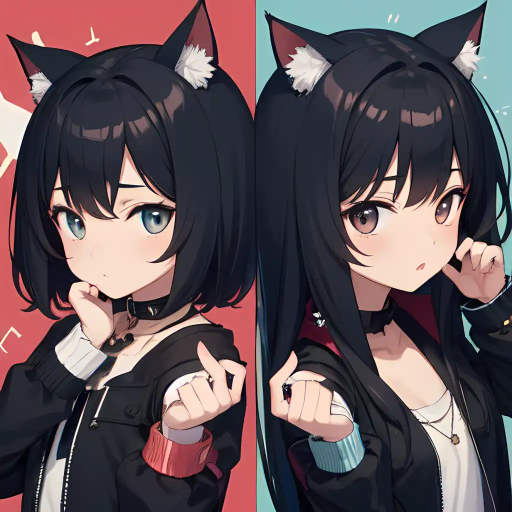 AI Art: Catgirls by @Horo Apple