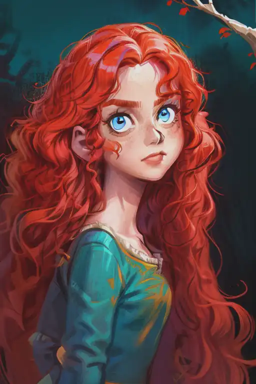 AI Art: Merida by @Vinicius M. da Silva | PixAI