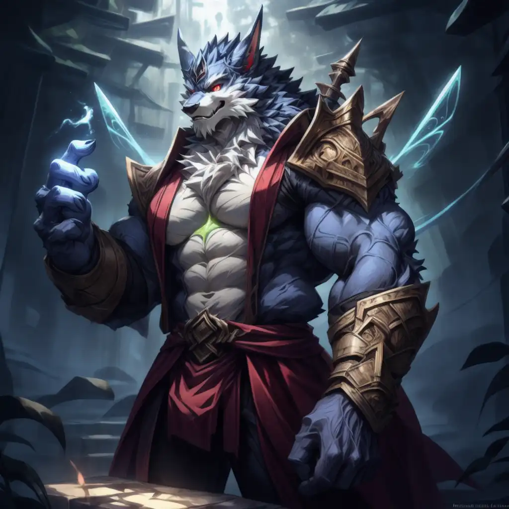 AI Art: Warwick the wizard by @Furry AI artist | PixAI