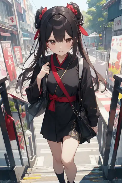 双马尾 