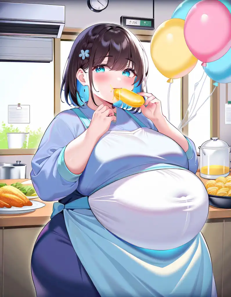 AI Art: Fat morbidly obese anime girl who weighs 600 pounds by @Bello  Braimah | PixAI