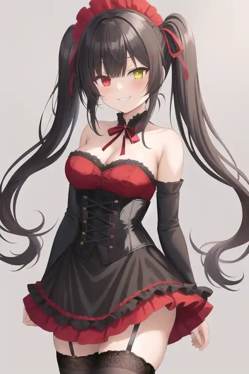 AI Art LoRA Model: Tokisaki Kurumi(date a live) v1.5