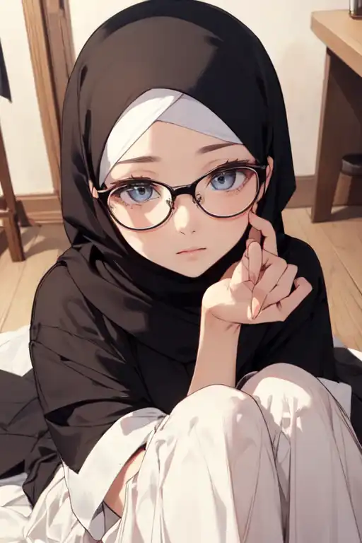 Anime hijab deals girl