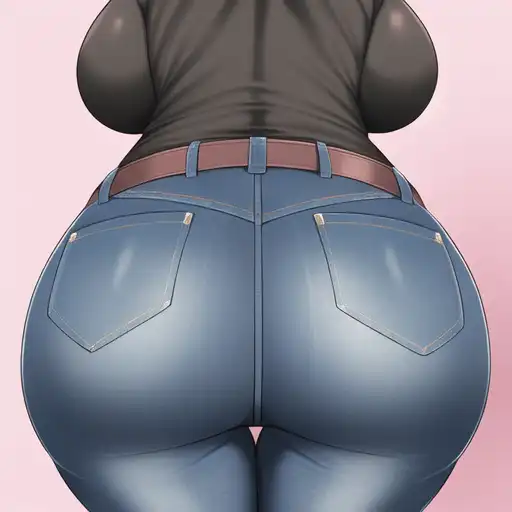 AI Art Generator: Big booty mom in tight leggings