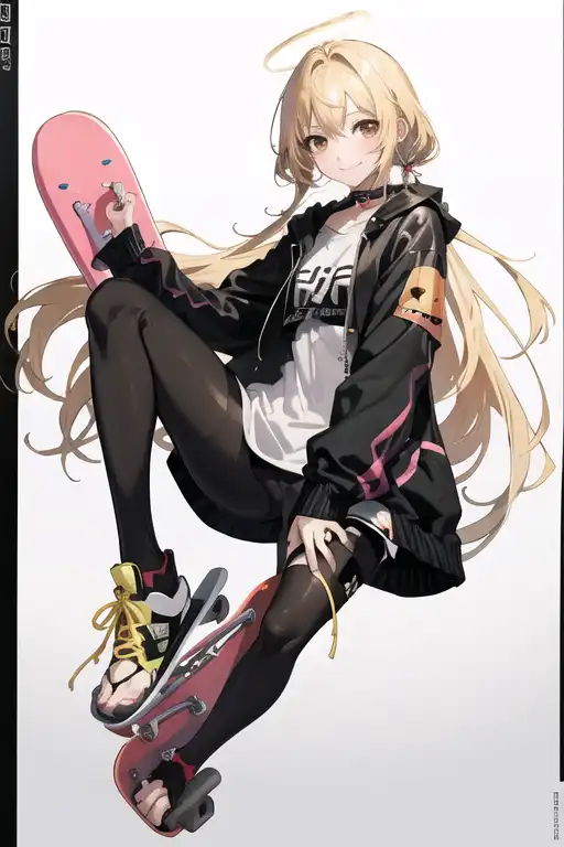 Pin by Töükä Chän on Skateboard ♡  Anime art girl, Girls cartoon art, Cool  anime girl