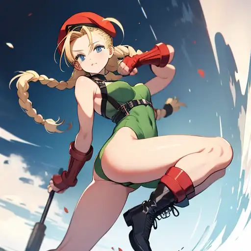 Cammy White (Street Fighter), AI Cosplay-Fanart