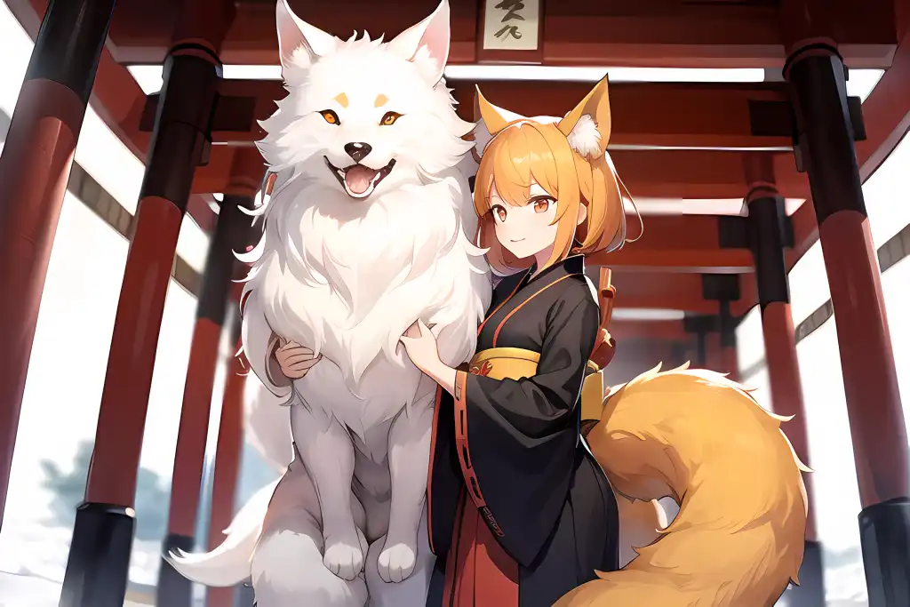 Inari Kitsune Girl Anime