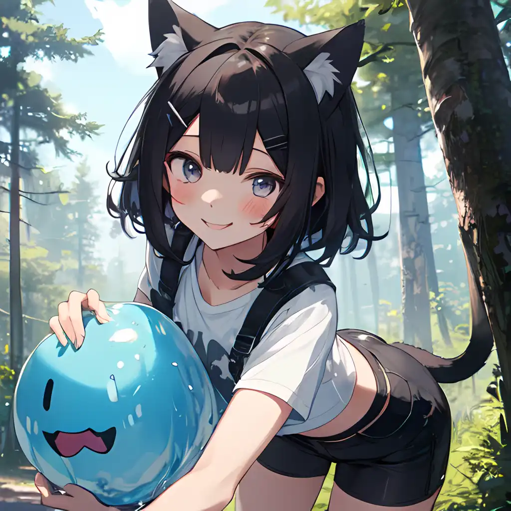 AI Art: Catgirls by @Horo Apple