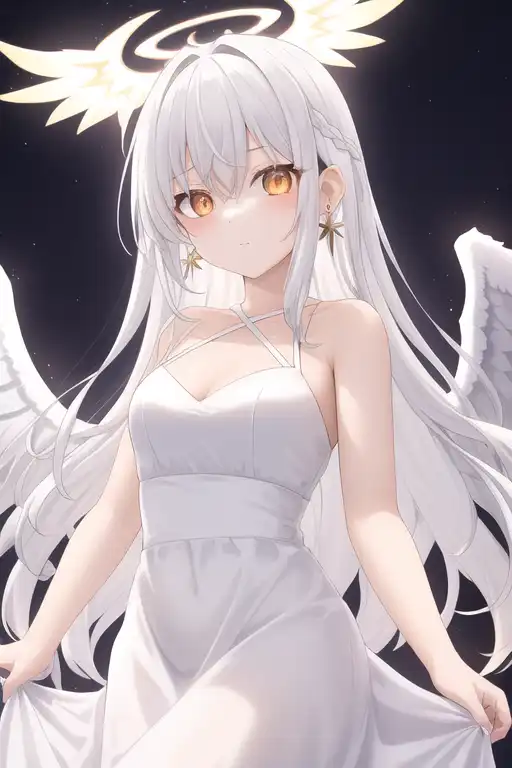 anjo,angel,anime ,art,angel white